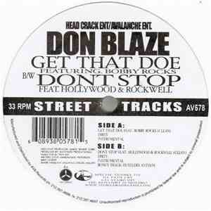 Don Blaze - Get That Doe / Don't Stop
