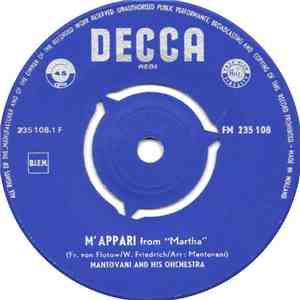 Mantovani And His Orchestra - M'Appari / Caro Nome