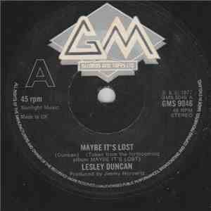 Lesley Duncan - Maybe It's Lost