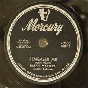 Ralph Marterie And His Orchestra - Remember Me / Blue Mirage