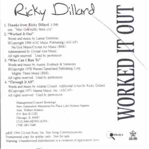Ricky Dillard - Worked It Out