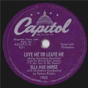 Ella Mae Morse - Love Me Or Leave Me / The Blacksmith Blues