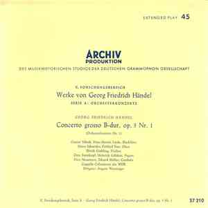 Georg Friedrich Händel - Concerto Grosso B-Dur, Op. 3 Nr. 1