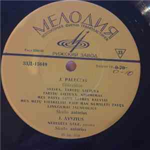 J. Paleckis / J. Avyžius / J. Baltušis / T. Tilvytis - Eilėraščiai / Neregė ...