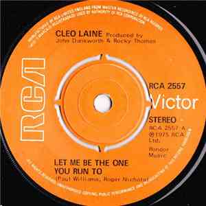Cleo Laine - Let Me Be The One You Run To