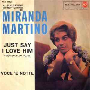 Miranda Martino - Just Say I Love Him / Voce 'E Notte