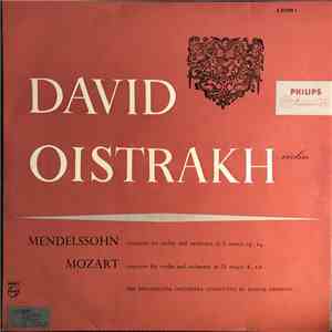 David Oistrach, Mendelessohn, Mozart - David Oistrakh
