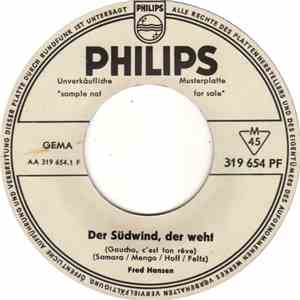 Fred Hansen  - Der Südwind, Der Weht