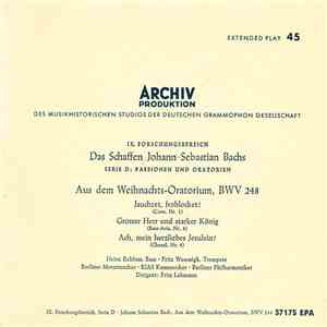 Johann Sebastian Bach - Aus Dem Weihnachts-Oratorium, BWV 248