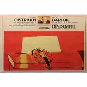 Béla Bartók / Paul Hindemith, David Oistrakh, Gennadi Rozhdestvensky, Orche ...