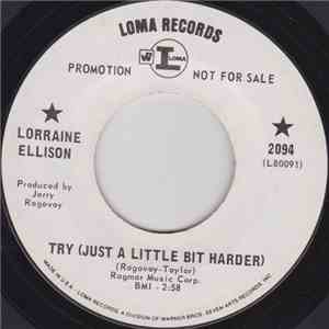 Lorraine Ellison - Try (Just A Little Bit Harder) / In My Tomorrow