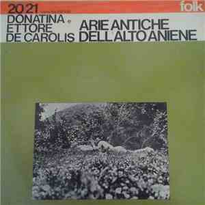 Donatina De Carolis, Ettore De Carolis - Arie Antiche Dell'Alto Aniene