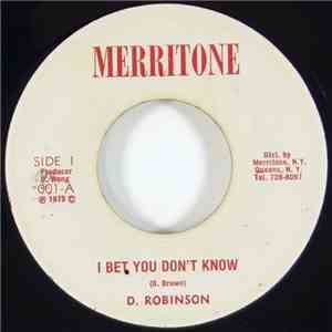D. Robinson - I Bet You Don't Know