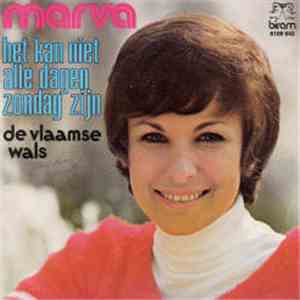 Marva - Het Kan Niet Alle Dagen Zondag Zijn
