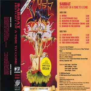 Sabbat  - History Of A Time To Come