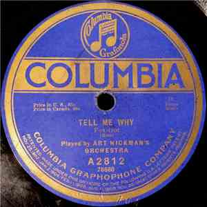 Art Hickman's Orchestra - Tell Me Why / Peggy