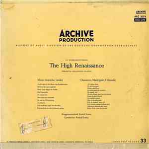 Orlandus Lassus - Singgemeinschaft Rudolf Lamy, Rudolf Lamy - Neue Teutsche ...
