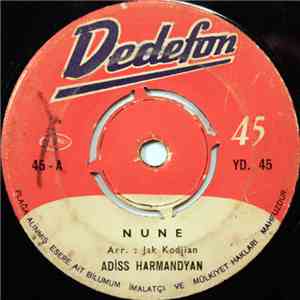 Adiss Harmandyan - Nune / Mdamolor