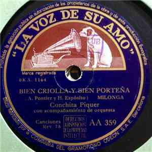 Conchita Piquer - Bien Criolla y Bien Porteña / la Ausencia