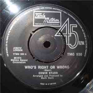 Edwin Starr - Who's Right Or Wrong