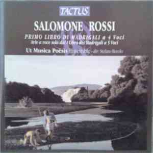 Salomone Rossi - Ut Musica Poësis Ensemble, Stefano Bozolo - Primo Libro Di ...