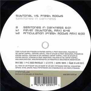 Subtonal vs. Fresh Moods - Semitones In Darkness
