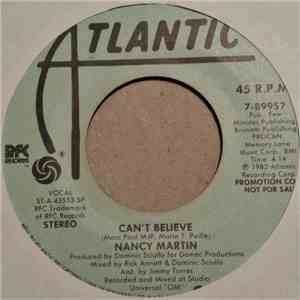 Nancy Martin - Can't Believe