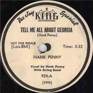 Hank Penny - Tell Me About Georgia / The Solitary Blues