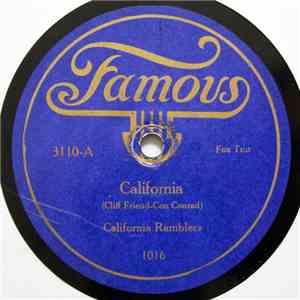 California Ramblers / Brown's Dixieland Orchestra - California / Pick Me Up ...