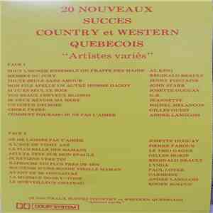 Various - 20 Nouveaux Succes Country Et Western Quebecois