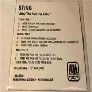 Sting - After The Rain Has Fallen