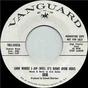 Erik  - Look Where I Am (Well It's Right Over Here) / Dead Afternoon Song