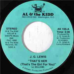 J. G. Lewis - That's Her (That's The Girl For You) / Dance Lady Dance