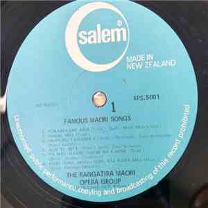 The Rangatira Maori Opera Group - Famous Maori Songs