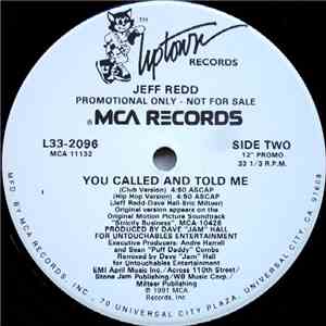 Jeff Redd - You Called And Told Me