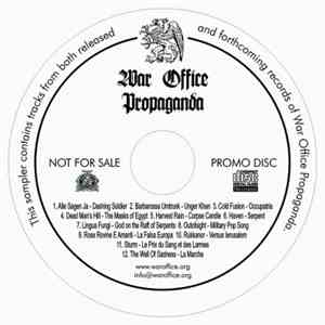 Various - War Office Propaganda Promo Disc