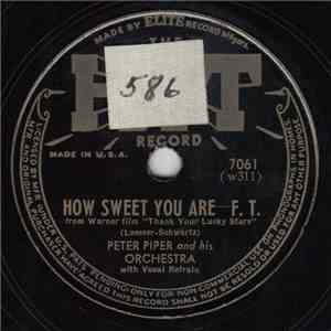 Peter Piper And His Orchestra - How Sweet You Are / The Dreamer