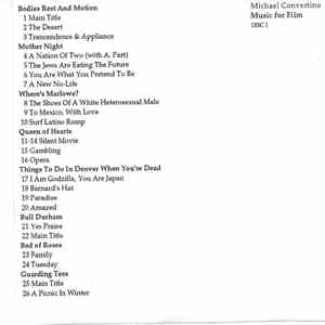 Michael Convertino - Music For Film, Disc 1