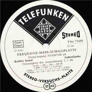 No Artist - Frequenz-Mess-Schallplatte