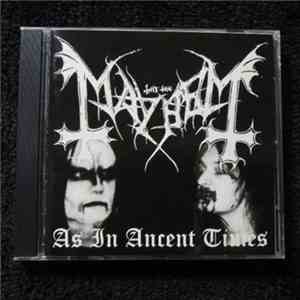 Mayhem - As In Ancent Times