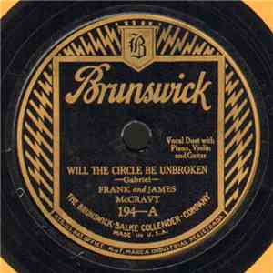 Frank And James McCravy - Will The Circle Be Unbroken / When They Ring The ...
