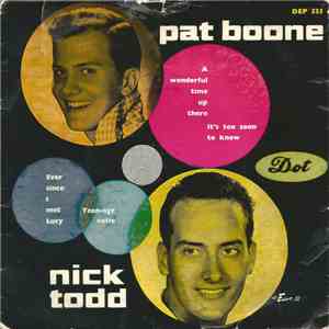 Pat Boone, Nick Todd - Teen-Age Cutie/A Wonderful Time Up There