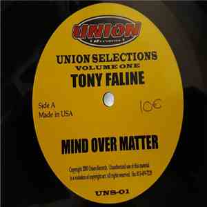 Tony Faline - Union Selection Volumen One