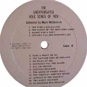 Various - The Unexpurgated Folk Songs Of Men