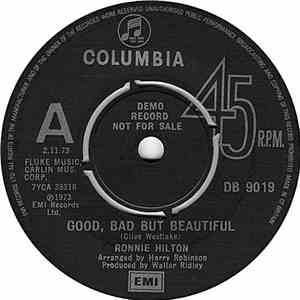 Ronnie Hilton - Good, Bad But Beautiful