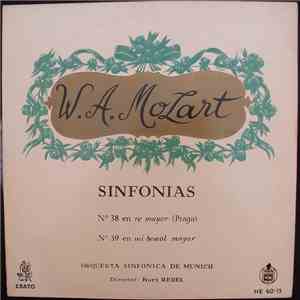 W.A. Mozart, Orquesta Sinfonica De Munich ,conducted by Kurt Riedel - Sinfonias N.°38 & 39