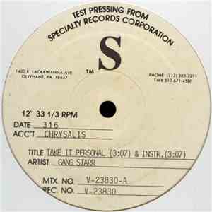 Gang Starr - Take It Personal