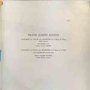 Haydn - Carlo Zecchi / Vienna Chamber Orchestra - Concertos For Violin And  ...