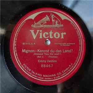Emmy Destinn - Mignon - Kennst Du Das Land? (Knowest Thou The Land?) (Act 1 ...