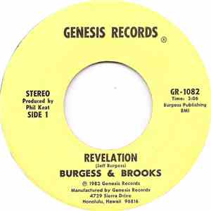 Burgess & Brooks - Revelation / Lady By The Sea